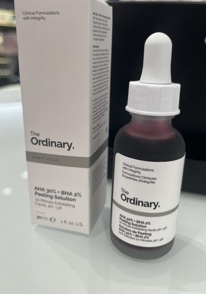 the ordinary peeling solution